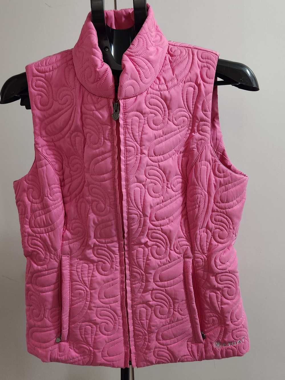 Ariat Pink Quilted Sleeveless Vest